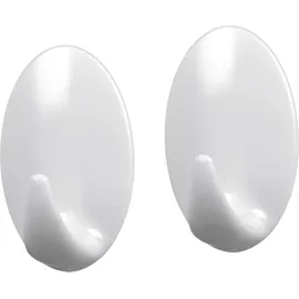 Metaltex - Hafthaken Eiform, 2er Set,