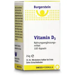 Burgerstein Vitamin D3 100 Kapseln