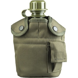 Mil-Tec Feldflasche »US Feldflasche 1L mit Hülle und Alu-Becher« grün