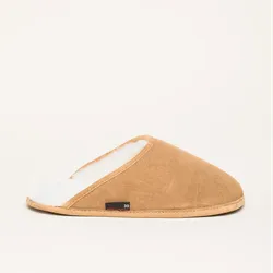 Lammfell-Pantoffel T1 Damen Lammfell-Hausschuh - tabacco - 36
