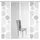 VISION S Schmidt Schiebewand Borden 4er-Set Polyester Grau 60 x 260 cm