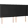 vidaXL Boxspringbett mit Matratze & LED Schwarz 180x200 cm Kunstleder
