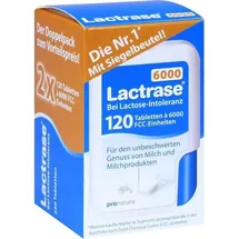 Pro Natura Lactrase 6000 FCC Tabletten im Klickspender 2 x 120 St.