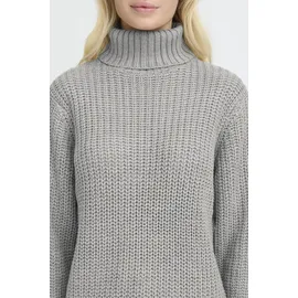 Oxmo Rollkragenpullover Grau S
