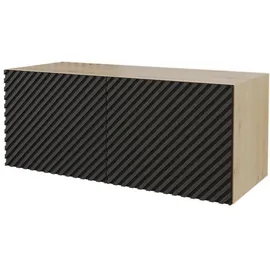 altdecor Zeno Lowboard 100 cm x 40 cm x 40 cm Schwarz Holz