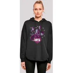 Kapuzenpullover F4NT4STIC "Sex Education Love Mindmaps Netflix TV Series", Damen, Gr. L, schwarz, Obermaterial: 100% Baumwolle, casual, oversize, Langarm, Pullover, Premium Qualität