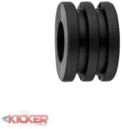 Gummipuffer mit Rillen 20 mm