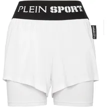 Plein Sport Jogg-Bermudas Weiß S