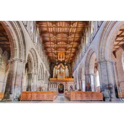 Fototapete PAPERMOON "St. Davids Kathedrale", bunt (mehrfarbig), B:4m L:2,6m, Vlies, Tapeten