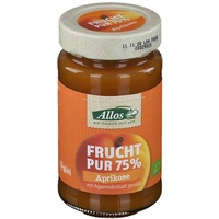 Allos Bio Frucht Pur 75 %, Aprikose 250 g Gelee