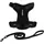 Best Pet Supplies Voyager Step-in Lock Katzengeschirr und reflektierende Katzenleine mit Neoprengriff by Best Pet Supplies - Unterstützt kleine, mittelgroße und große Katzenrassen, Schwarz, size S - 1,5 m