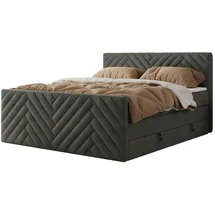 MKS Paris King Duo 180 x 200 cm H4 Dunkelgrau