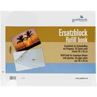 Goldbuch Ersatzblock 38x30 30 Seiten weiß + Schrauben 83078