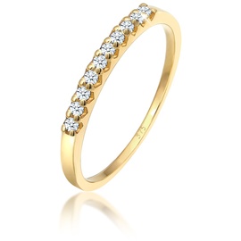 Elli DIAMONDS Microsetting Diamant (0.15 ct.) 375 Gelbgold Ringe Damen