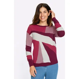 Classic Basics Strickpullover gemustert Altrosa 44