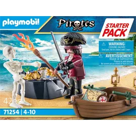 Playmobil Pirates Starter Pack Pirat mit Ruderboot 71254