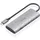 AISENS ASUC-7P031-GR USB-C 7 Ports), Dockingstation - USB Hub, Grau,