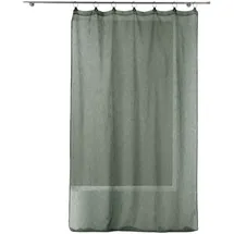Homemaison Douceur d'Interieur Vorhang mit Ringen, Khaki, 140 x 240 cm