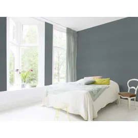 Rasch Textil Vliestapete Uni Sky Lounge 10,05 x 0,53 m 0 g Blau/Grau