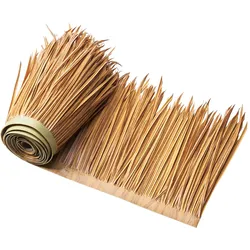 VEVOR Künstliches Strohdach Reetdachsimulation 500x50cm Palmen-Reetdachrolle