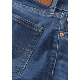 Tommy Hilfiger Skinny-fit-Jeans "Sylvia High Rise Skinny", Damen, Gr. 32, Länge 32, blau (denim schwarz), Denim/Jeans, Obermaterial: 92% Baumwolle, 4% Elasthan, 4% Polyester, unifarben, skinny fit knöchellang, Jeans, mit Logo-Badge