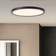 Brilliant Tuco 1 LED-Deckenaufbau-Paneel 25 cm schwarz/weiß