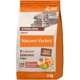 nature ́s variety Nature's Variety Selected Sterilised Cat Food with Norwegian Salmon Without Bones, 3 kg