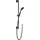 GESSI Rilievo Brausestangen-Set 800 mm mit 1-Strahl-Antikalkhandbrause Schwarz 59245299
