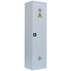 LÜLLMANN Umweltschrank 566240 lichtgrau 50,0 x 42,2 x 195,0 cm, aufgebaut