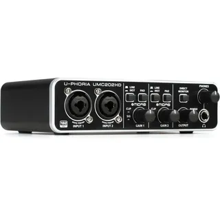 Behringer U-PHORIA UMC202HD Audiophiles 2x2, 24-Bit/192 kHz USB-Audio-Interface mit Midas-Mikrofonvorverstärkern