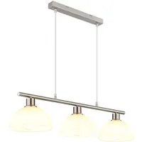 GLOBO Hängeleuchte 1-flg. 120 cm rund/silber