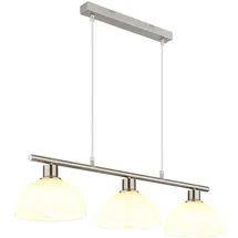 GLOBO Hängeleuchte 1-flg. 120 cm rund/silber