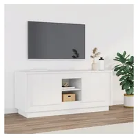 VidaXL TV-Schrank Weiß 102x35x45 cm Holzwerkstoff