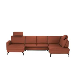Kollektion Kraft Wohnlandschaft  Grace ¦ rot ¦ Maße (cm): B: 332 T: 220.0