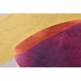 TOM TAILOR Webteppich, Mehrfarbig, Violett, Textil, Abstraktes, rechteckig, 160x230 cm, Teppiche , rosa/pink , Synthetische Fasern , Maße B: 160 H: 0,5