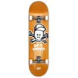 Mob Skateboards Skateboard Skull 8.125 Complete - Komplettboard 32 x 8.125 Zoll (fertig montiert -, 1-St., Rip It Kaputt - Gelb), Board aus Ahornholz - Skateboard für Jugendliche, Erwachsene gelb
