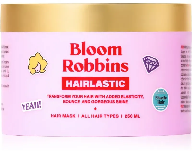 Bloom Robbins Hairlastic regenerierende und feuchtigkeitspendende Maske für die Haare 250 ml
