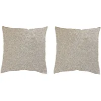HOME WOHNIDEEN Kissenhülle Lucio 2ER PACK MIT Füllung, grau