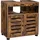 VASAGLE Waschtischunterschrank ohne Waschbecken braun 60,0 x 30,0 x 63,0 cm