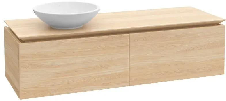 Villeroy & Boch Legato Waschtischunterschrank für ein Waschbecken L | 2 Auszüge | Breite 1600 mm##Ohne Für Architectura 5A26 60/ .. B59500RH