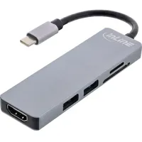 InLine InLine® Multifunktions-Hub USB 3.2 Gen.1, 2x USB-A HDMI