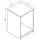 Fackelmann Waschmaschinenschrank 65 x 98,2 cm Grau