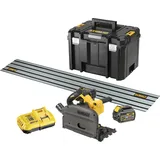 DeWalt Tauchsäge DCS520T2 inkl. 2 x 2,0 Ah + Führungsschiene 150 cm + T STAK-Box VI