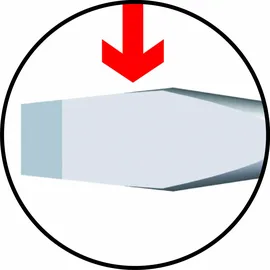 Wiha Schraubendreher SoftFinish® Pozidriv mit Rundklinge PZ2 x 100 mm