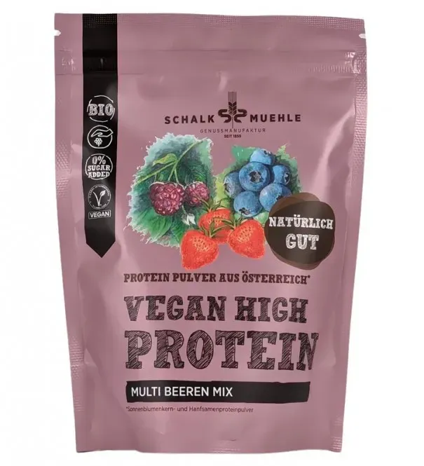 Schalk Mühle Protein Pulver Mix mit Beeren bio