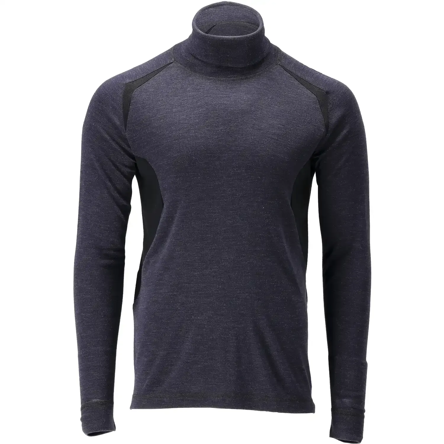 Multinorm Rollkragen-Langarmshirt 21981-426 - L - Blau