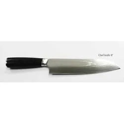 Muxel Hochwertiges Chefkoch Küchen-Messer Carbon Edelstahl Kohlenstoff-Klinge Black