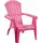 PROGARDEN Dolomiti Stapelsessel 75 x 86 x 86 cm fucsia