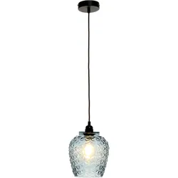 KAYOOM Hängeleuchte "Vila", blau, Ø 18cm H: 24cm, Lampen, handgefertigt, modern