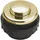Grothe Klingeltaster 62025 Gold 12 V/1,5 A